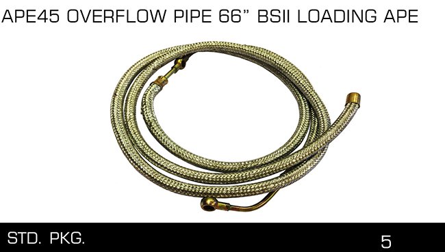 APE45 OVERFLOW PIPE 66 BSII LOADING APE